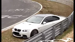 BMW M3 e92 CRASH / Drift Fail Carfreitag 2018 Nordschleife Nürburgring Touristenfahrten