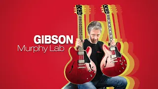 GIBSON 1961 & 1964 ES-335 Reissue Ultra Light Aged 60s Cherry Murphy Lab