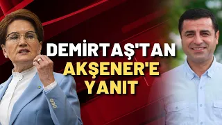 Selahattin Demirtaş'tan Meral Akşener'e yanıt