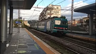 Treni in arrivo/partenza a Bagnoli Agnano Terme - trains arriving/departing at Bagnoli Agnano Terme.
