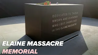 Memorial dedicated to hundreds of black Arkansan lives lost during Elaine Massacre