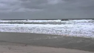 Hurricane Sandy Kicks Up Huge Waves On Jones Beach