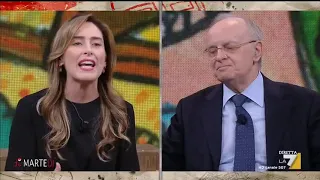 Piercamillo Davigo e Maria Elena Boschi si confrontano sulla prescrizione