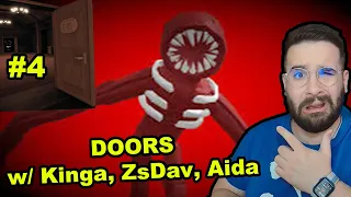 MENEKÜLÉS a DOORs-ban, sikerül ?! | Doors 4. rész w/ Kinga, ZsDav és Aida