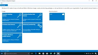 15 3 1 Provision with the Windows Configuration Designer Tool