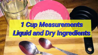 Measuring 1 Cup Without Measuring Cup / Measuring with Spoon by Sujata's Food Hut