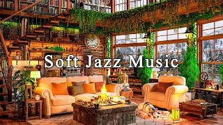 Soft Jazz Instrumental Music ☕ Relaxing Jazz Music to Work, Study, Focus ~ Cozy Coffee Shop Ambience