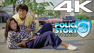 Jackie Chan, Michelle Yeoh "Police Story 3" (1992) in 4K // Car Chase