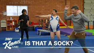 Cruz Takes a Snooze, Biden's 100th Day and Gabby Douglas Teaches Jimmy & Guillermo How to Cartwheel