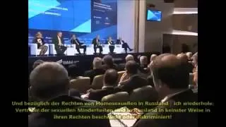 Putin EUROPA STIRBT AUS! Verstehen Sie das denn nicht!   deutsch synchronisiert