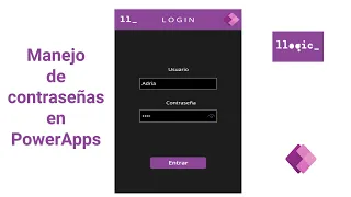 Manejo de contraseñas con PowerApps