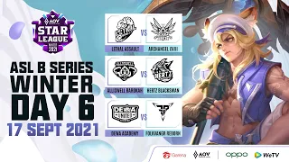 ASL B Series 2021 Winter W2D6 - Garena AOV Indonesia