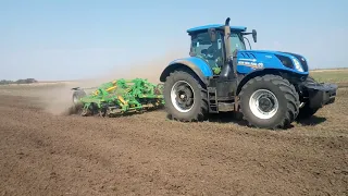 New Holland 7.315 с Кронос 4.2