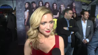 Pitch Perfect 2: Brittany Snow Red Carpet Movie Premiere Interview | ScreenSlam