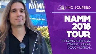 NAMM 2018 Tour ft. David Ellefson, Dweezil Zappa, Doug Aldrich... [legendado]