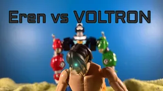 ATTACK ON TITAN FAN ANIMATION | Eren Yeager vs. Voltron | Stop Motion Animation