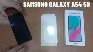 SAMSUNG GALAXY M54 5G RAM 8GB INTERNAL 256GB : HOW TO INSTALL TEMPERED GLASS AND SCREEN PROTECTOR