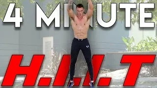 4 Minute HIIT Workout to Lose Weight | V SHRED