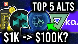 🔥TOP 5 ALTCOINS TO TURN $1K INTO $100K IN DECEMBER! (Be First To Buy!)