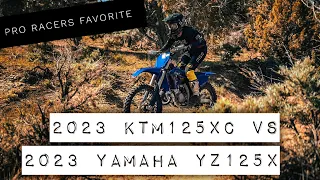 2023 Yamaha YZ125X VS 2023 KTM 125XC Josh Knight Desert Edition