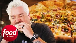 Guy Fieri Learns How To Make Authentic Italian Pizza | Diners, Drive-Ins & Dives