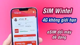 Test thực tế eSIM Wintel: 89k tháng có 4G KHÔNG GIỚI HẠN, tốc độ ra sao?