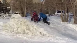 Омск Сегодня | Зимняя прогулка по Иртышу в Омске