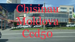 Chisinau City Car Driving Moldova Ccd 50-  Centru Cantemir to  Riscani