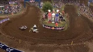 Barcia Crashes in Moto 1 at Washougal