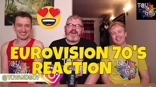 EUROVISION 70s REACTION - Reacting to 70's Songs