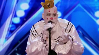 Puddles Pity Party  Sad Clown Stuns Crowd with Sia's 'Chandelier'   America's Got Talent 2017