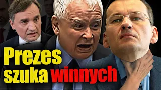 Kaczyński szuka winnych porażki. Mateusz Morawiecki to "kozioł ofiarny". Jan Piński, T. Szwejgiert