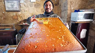 Lebanese STREET FOOD TOUR in Sidon - Brain Sandwiches & Bread Factory in Saida, Lebanon!