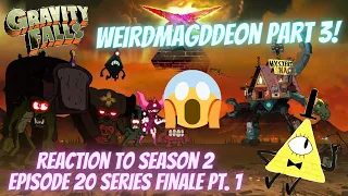 GRAVITY FALLS S2 E20 SERIES FINALE PT. 1: Weirdmageddon 3: Take Back The Falls | REACTION!