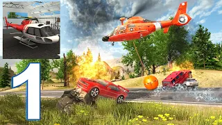 Helicopter Rescue Simulator Gameplay Walkthrough Part 1 (IOS/Android)