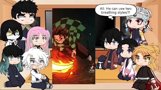 Hashira React to Tanjiro and Nezuko ||Gacha Club||