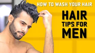 How To Wash Your Hair Properly [Mistakes To Avoid] Perfect Hair Tips For Men.