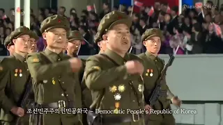 North Korean Military March - "Song of the Korean People's Army" (Parade Medley Version)