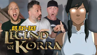 First time watching the LEGEND OF KORRA reaction s3 ep 1-3