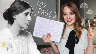 I tried Virginia Woolf's journaling routine for a MONTH 📖