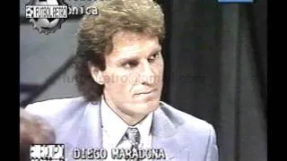 Maradona vs Pasarella Polemica en Tribuna Caliente 1996 FUTBOL RETRO TV