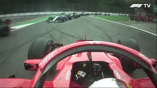 How Sebastian Vettel lost the 2018 championship | Onboard crashes and spins