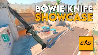 Bowie Knife | Counter-Strike 2 | Showcase + Animation on Source 2 Engine