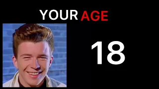 Rick Astley becoming old your age