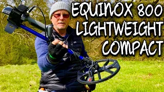 Equinox 800 Metal Detector Tele-Knox Carbon Fibre Shaft & 3D Printed Folding Grip #tresurehunting