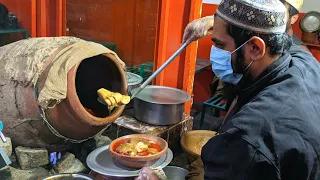 Naiki ke Paye | Peshawari Nashta | Naiki Siri Paye | Peshawari Paye | Naiki Paye, Peshor Street Food