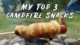 The BEST 3 Campfire Snacks!! Campfire Cooking & Food