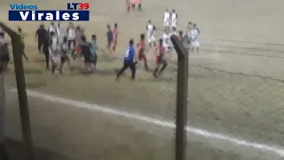 #viral | Pelea en partido de fútbol en Victoria #plataformamultimedia