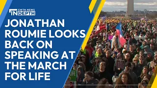Web Extra: Jonathan Roumie Looks Back on Speaking at the March for Life