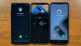 Samsung Galaxy A12 vs A13 vs A14 WhatsApp, Viber App, Signal Incoming Calls
